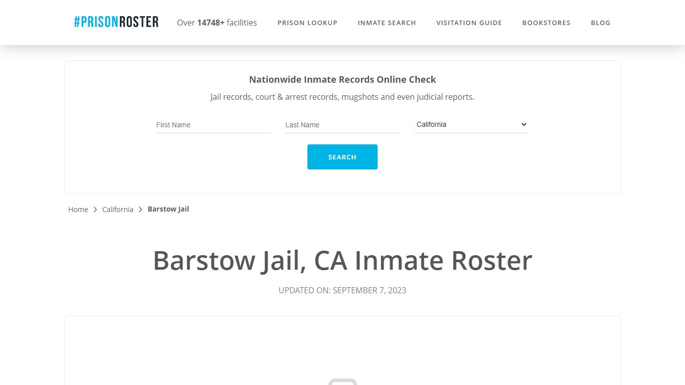 Barstow Jail, CA Inmate Roster - Prisonroster